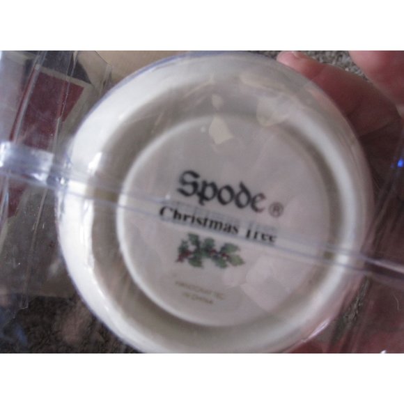 NEW Spode Christmas Tree Lithophane Tea Light Candle Holder Beautiful Ceramic - Picture 5 of 6